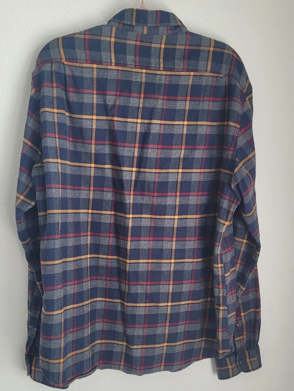 J.Crew Mercantile Men's Blue Plaid Flannel Button Down Shirt XL Gropcore